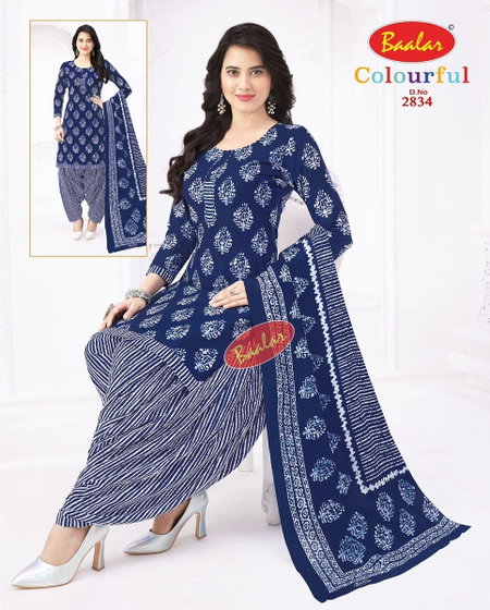 Colourful Vol 28 By Baalar Daily Wear Cotton Dress Material Wholesale Shop In Surat